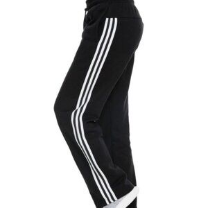 Adidas Essentials Cotton Fleece 3 Stripe Open Hem Pants - BWT - Size XL - EUC